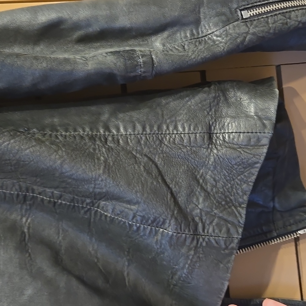 Madewell The Washed Leather Motorcycle Size XS - Picture 15 of 16